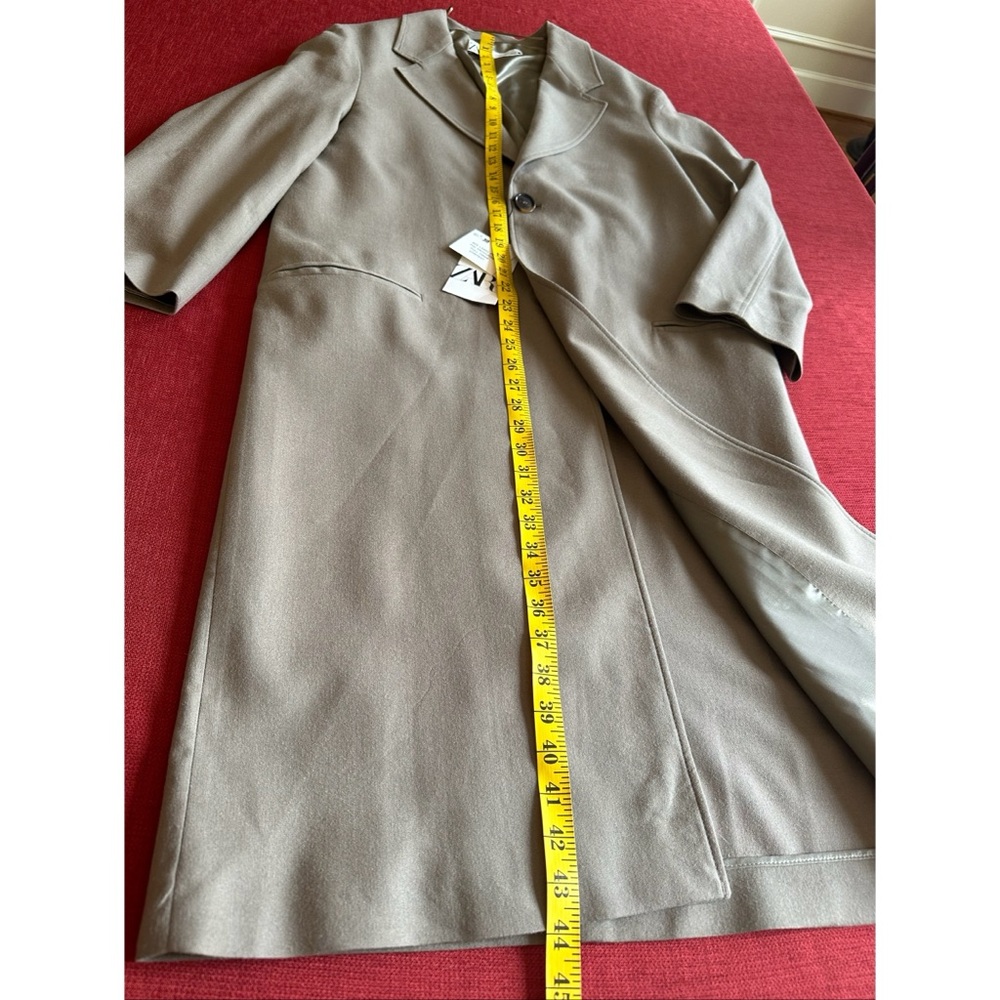 Zara Straight Cut ZW Wool Coat Limited Edition, NWT, S - Picture 7 of 16